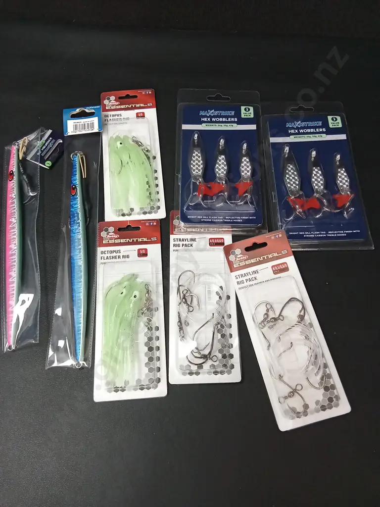 BOX OF FISHING GEAR Image 1++