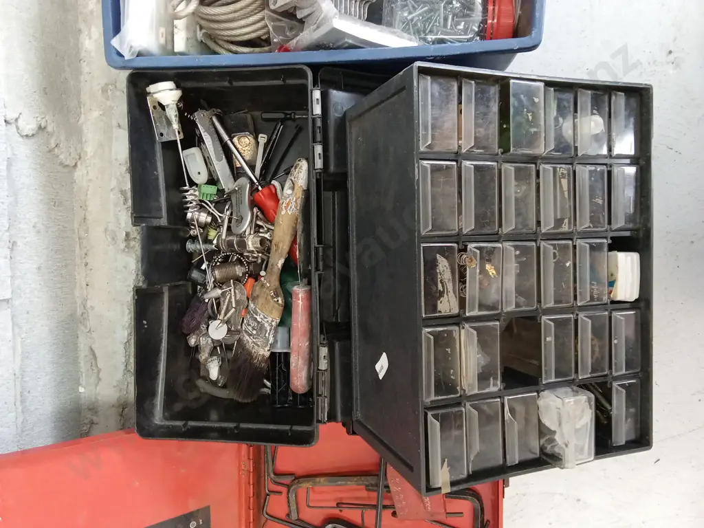 ASSORTMENT OF TOOLS IN BOXES Image 1++
