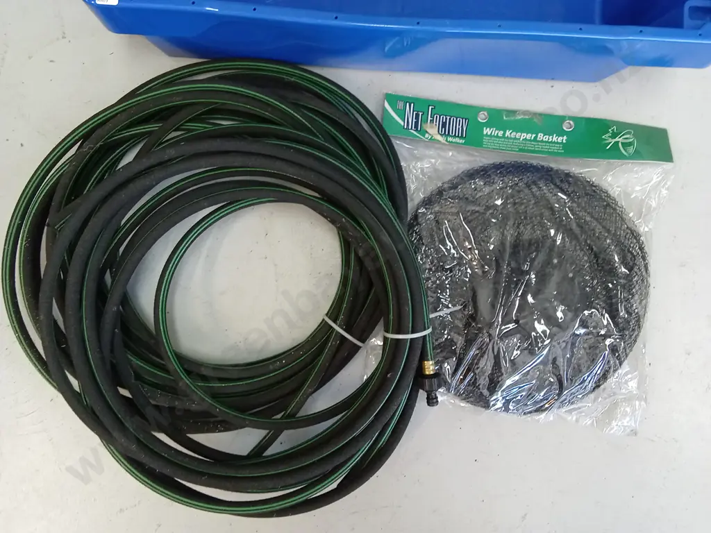 RUBBER HOSE AND WIRE KEEPER BASKET - BLUE BIN NOT INCLUDED Image 1++