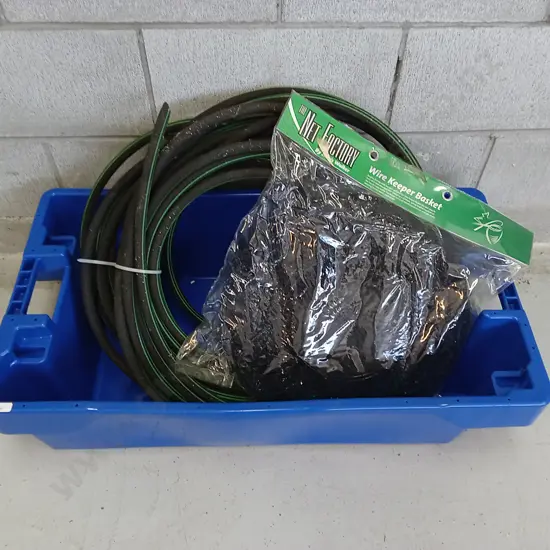 RUBBER HOSE AND WIRE KEEPER BASKET - BLUE BIN NOT INCLUDED