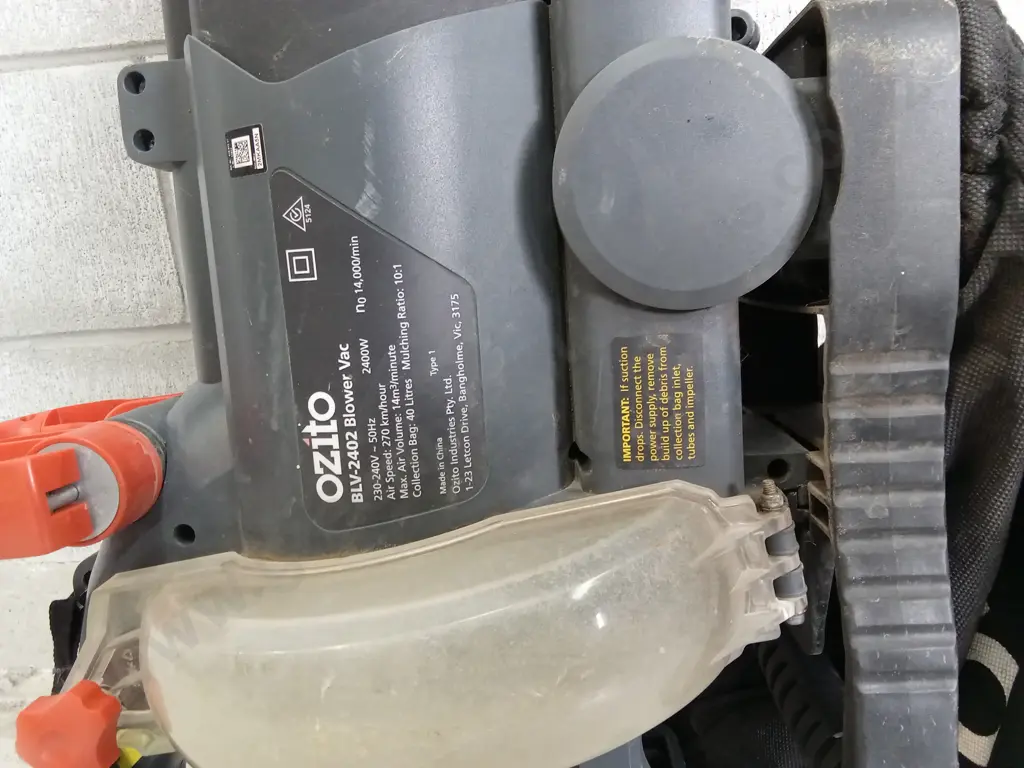 WORKING OZITO BLOWER/SUCKER Image 1++