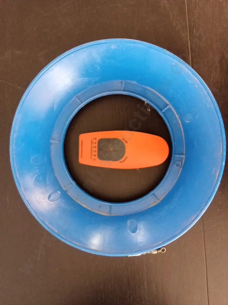 FISHING KONTIKI SET UP, INC LEADER RACK, TROLLEY. AND FULL LINE SPOOL, REMOTE INCLUDED (ADDED PHOTO), NEEDS BATTERY Image 1++