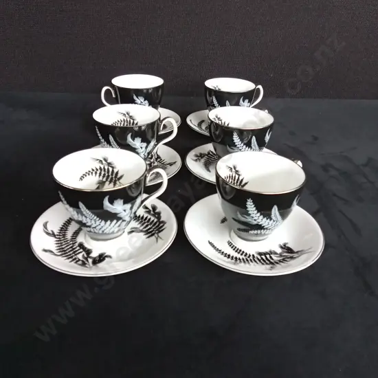ROYAL ALBERT 'NIGHT AND DAY' CUP AND  SAUCR SET