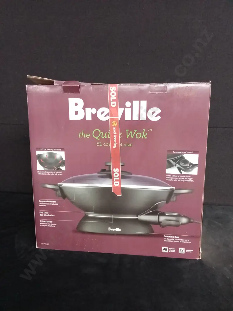BREVILLE 5L QUICK WOK UNOPENED Image 1++
