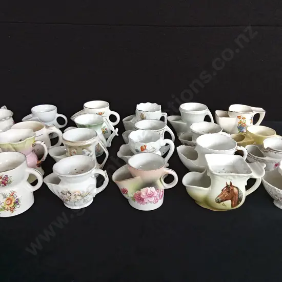 ASSORTED SHAVING MUGS X 21