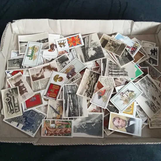 BOX OF EPHEMERA PIECES