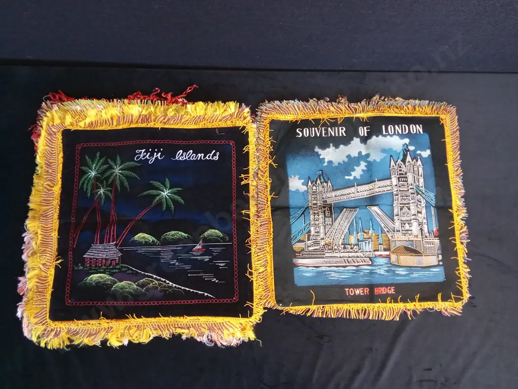 CUSHION COVERS FROM AROUND THE WORLD X 16 AND HAWAII FLAG Image 1++