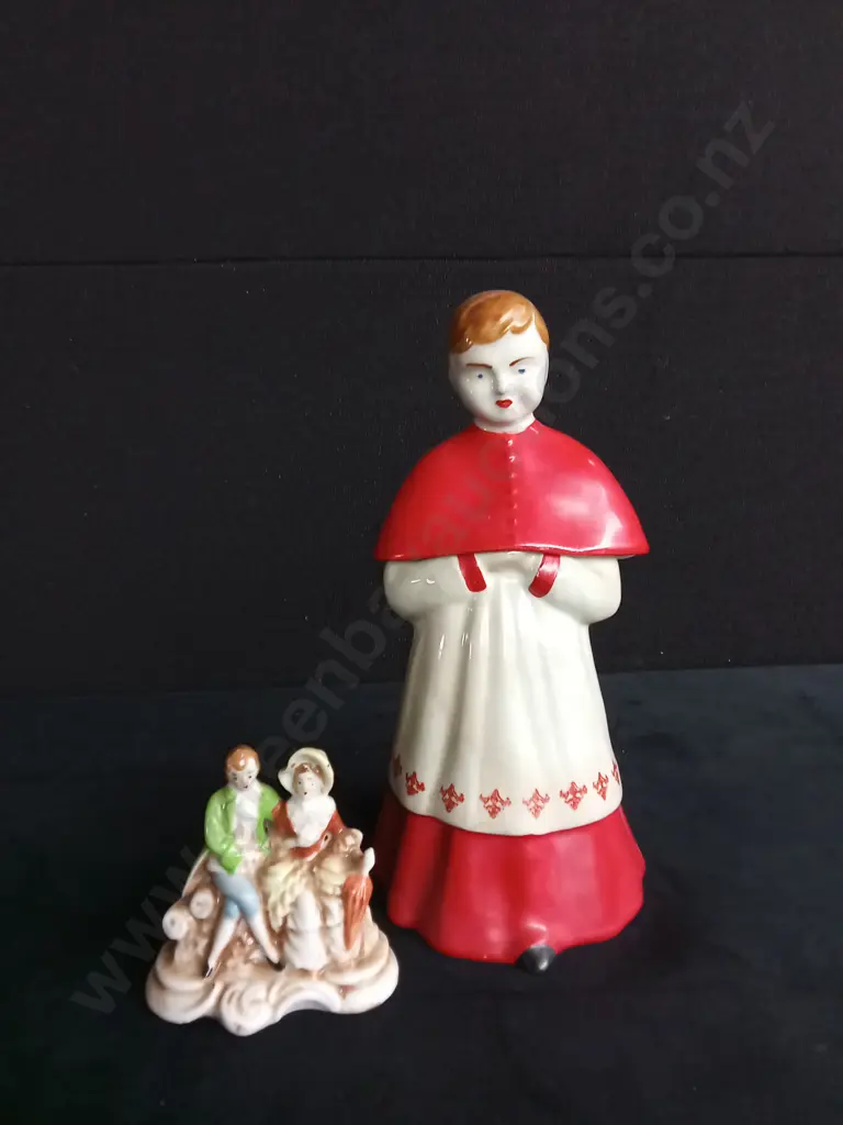 VINTAGE L'ABBÉ FRANÇOIS REVOL CHOIR BOY AND VINTAGE OCCUPIED JAPAN FIGURINES Image 1++