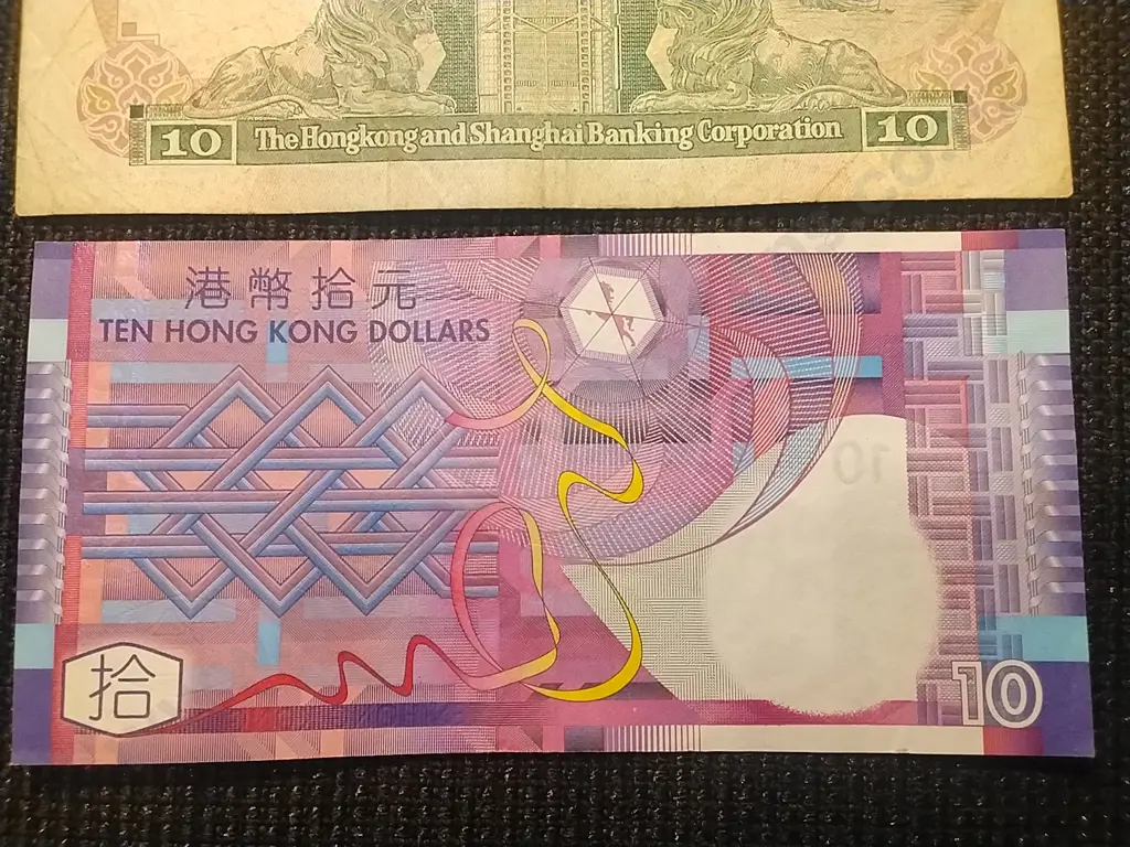 2 X HONGKONG AND SHANGHAI BANKING CORPORATION BANK NOTES $50 &$10 & 1 X GOVERNMENT OF THE HONGKONG Image 1++