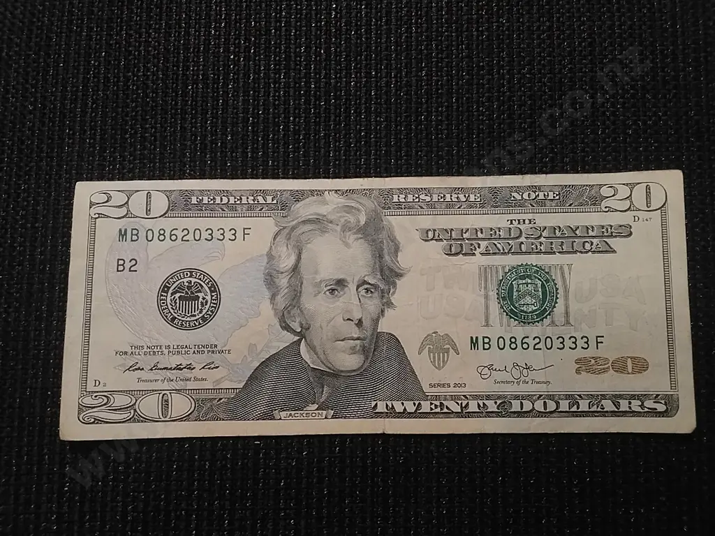 1 X UNITED STATES $20 NOTE Image 1++