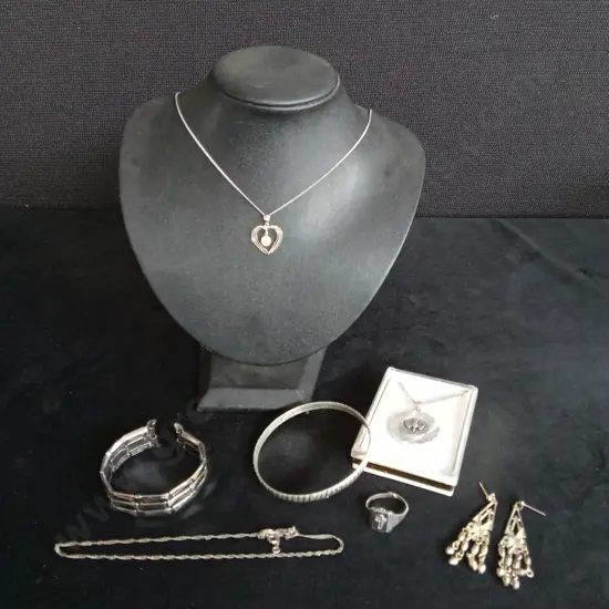 STIRLING SILVER CULT PEARL NECKLACE AND OTHER JEWELLERY