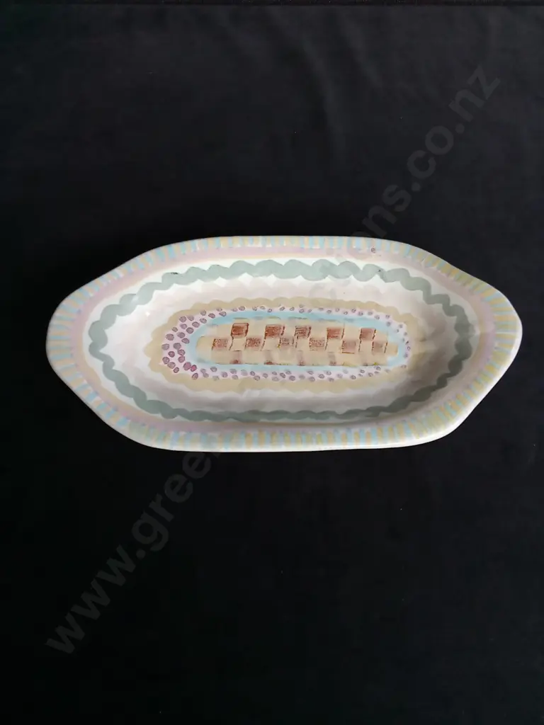 MACKENZIE-CHILDS 1989 PLATTER Image 1++