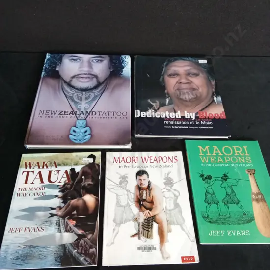 COLLECTION OF 5 MAORI BOOKS