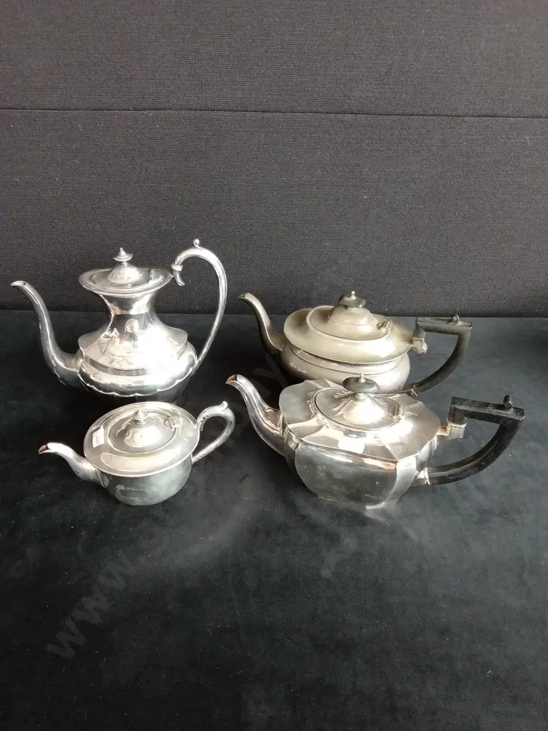 SILVER PLATED TEAPOTS Image 1++