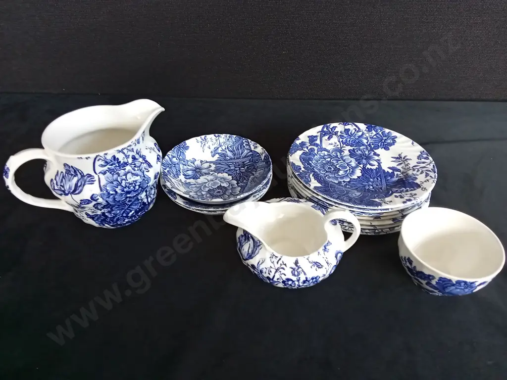 ROYAL CROWN FORD BURLEIGH TEA SET Image 1++