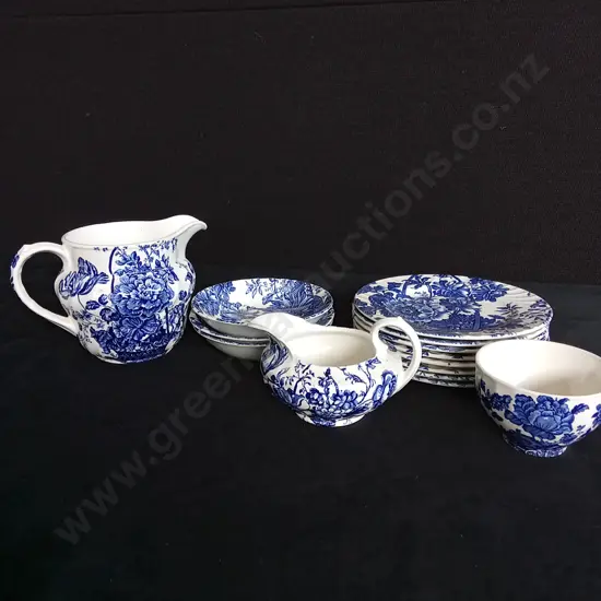 ROYAL CROWN FORD BURLEIGH TEA SET