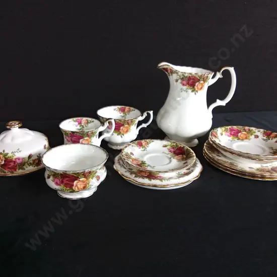 ROYAL ALBERT 13 PIECE TEA SET