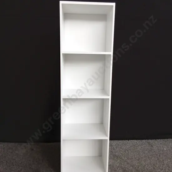 WHITE BOOK SHELF