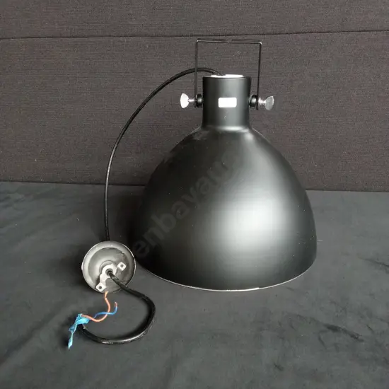 BLACK INDUSTRIAL LAMP SHADE