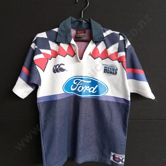 VINTAGE 1997 AUCKLAND BLIES TEMEX RUGBY JERSEY SIZE SMALL