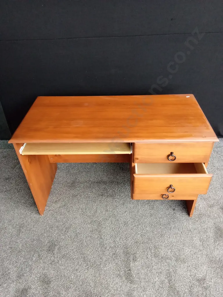 WOODEN DESK WITH 3 DRAWERS D57CM L1.2M H76CM Image 1++