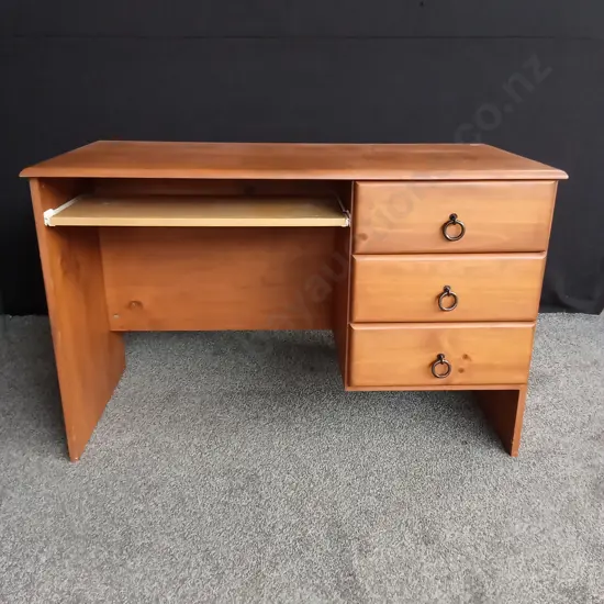 WOODEN DESK WITH 3 DRAWERS D57CM L1.2M H76CM