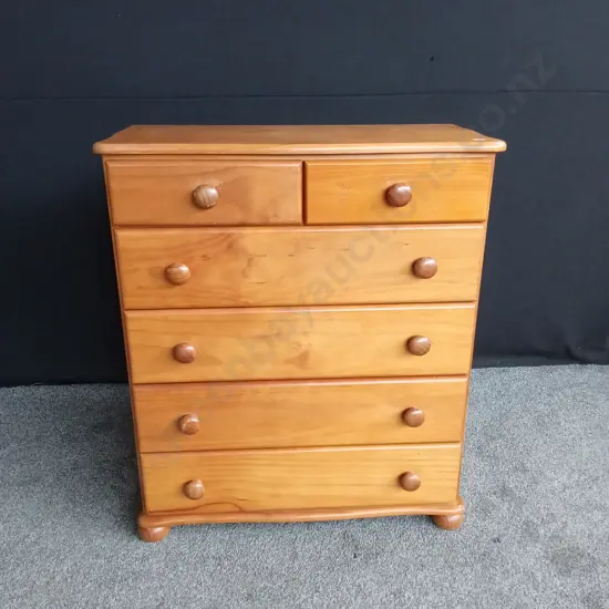 WOODEN CHEST OF DRAWERS L88CM D42CM H102.5CM