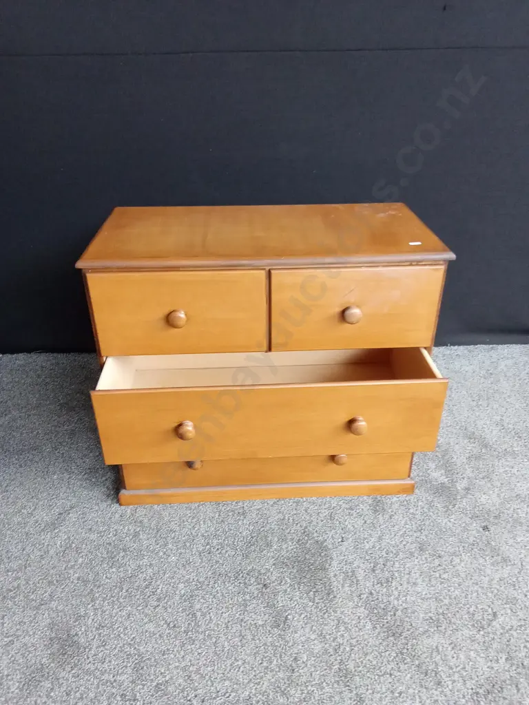 WOODEN CHEST OF DRAWERS H72CM D45CM L81CM Image 1++