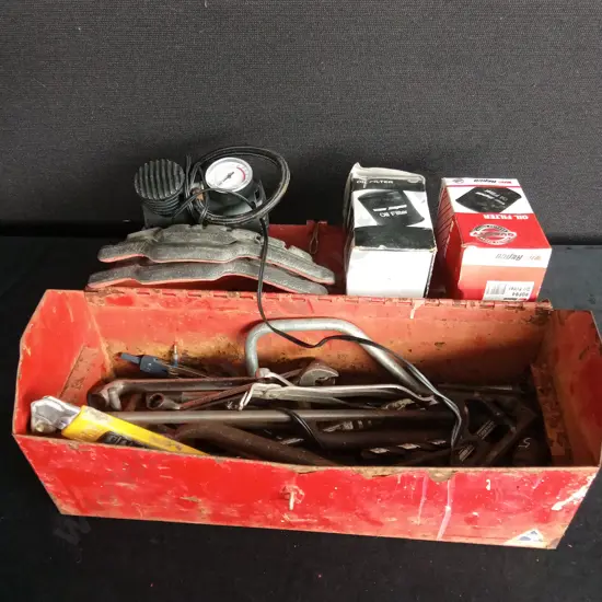 TOOL BOX AND CONTENTS