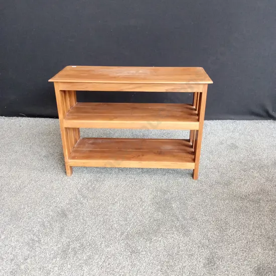 WOODEN LOW BOOKCASE H60CM D32CM L82CM