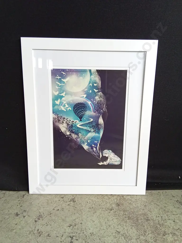 DREAM BIIG FRAMED PRINT H 71CM X L 57 CM Image 1++