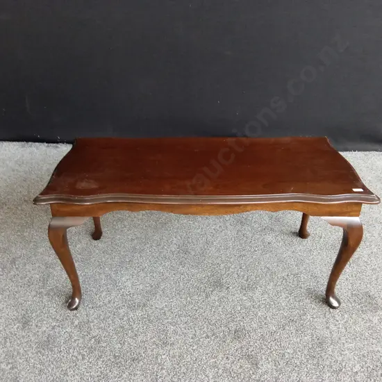 WOODEN COFFEE TABLE L .91M D .45M H .4