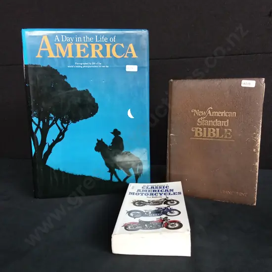 NEW AMERICAN BIBLE AND 2 OTHER BOOKS