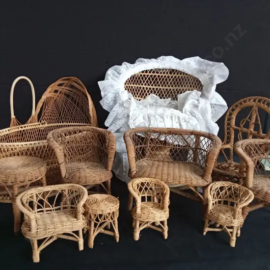 COLLECTION OF DOLL CHAIRS