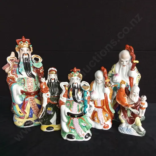 CHINESE PORCELAIN DEPICTING THE SANXING