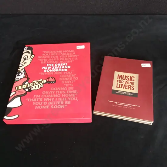 THE GREAT NZ SONGBOOK AND MUSIC FOR WINE LOVERS CDS
