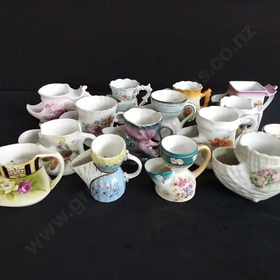VINTAGE SHAVING MUGS X 15 MOSTYLY CZECH