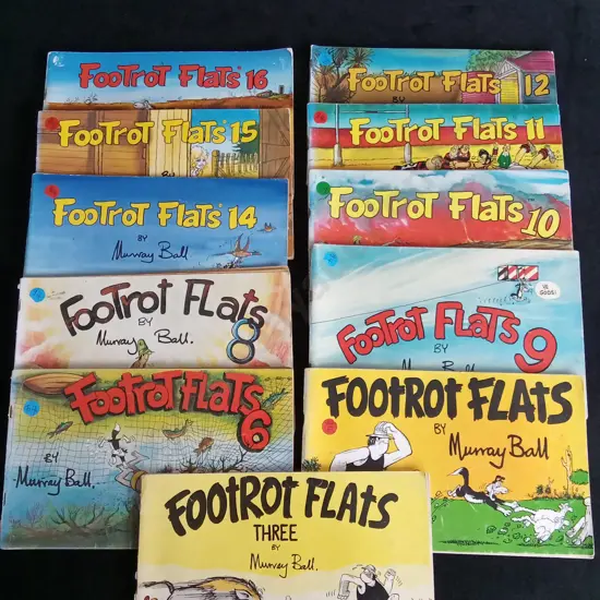 COLLECTION OF FOOTROT FLATS COMICS X 11