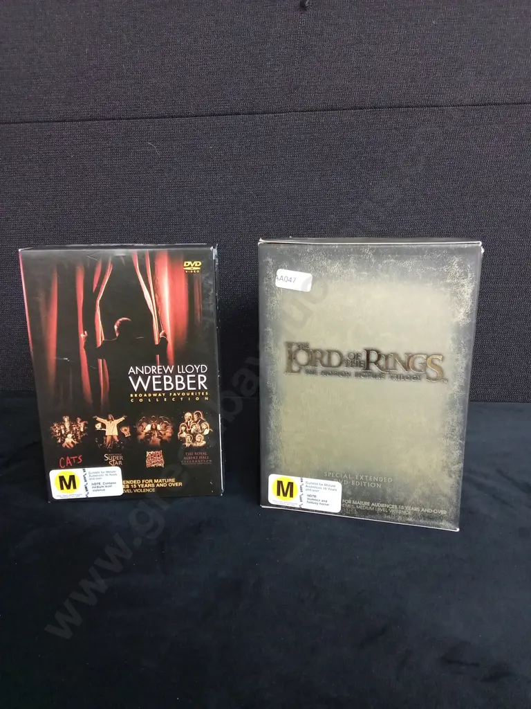 LORD OF THE RINGS AND ANDREW LLOYD WEBBER DVD SETS Image 1++