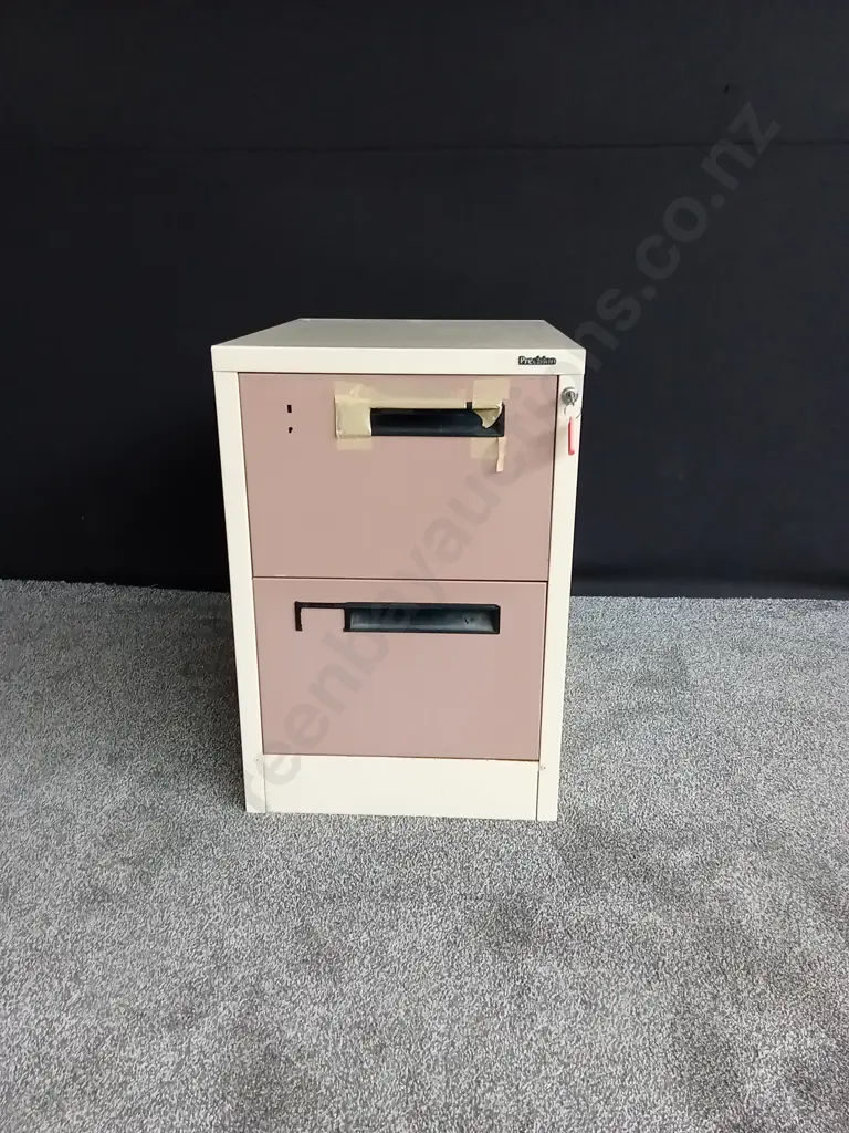 PRECISION FILING CABINET WITH LOCK AND KEY Image 1++