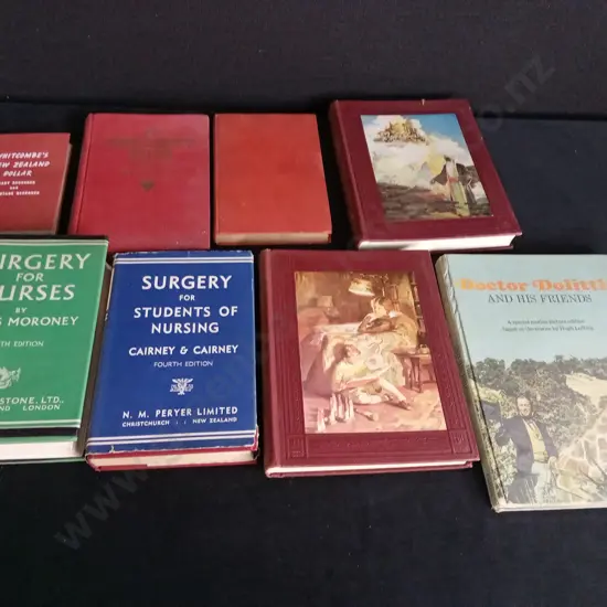 8 ANTIQUE BOOKS