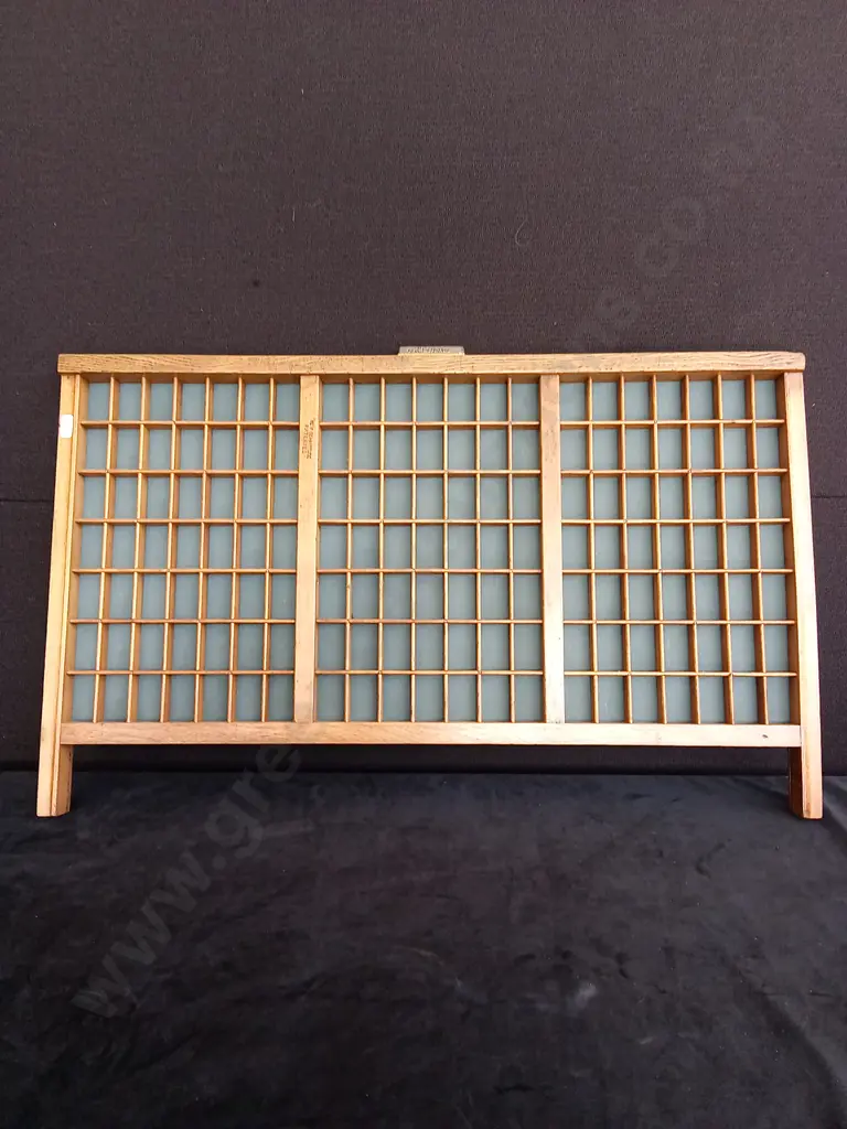 HAMILTON MPG. CO LETTERPRESS TRAY L82CM H52CM Image 1++