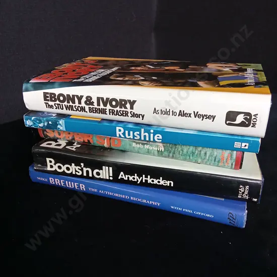 5 RUGBY BIOGRAPHIES AND AUTOBIOGRAPHIES