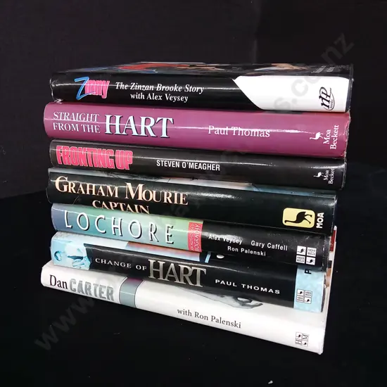 7 RUGBY AUTOBIOGRAPHIES AND BIOGRAPHIES