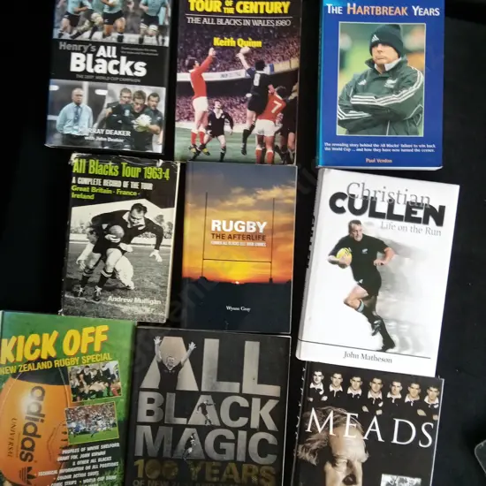 9 ALL BLACKS BOOKS