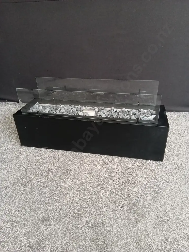 NEW BLACK FREESTANDING STEEL FIRE PIT BY PLANIKA ,GALIO BLACK MODEL Image 1++