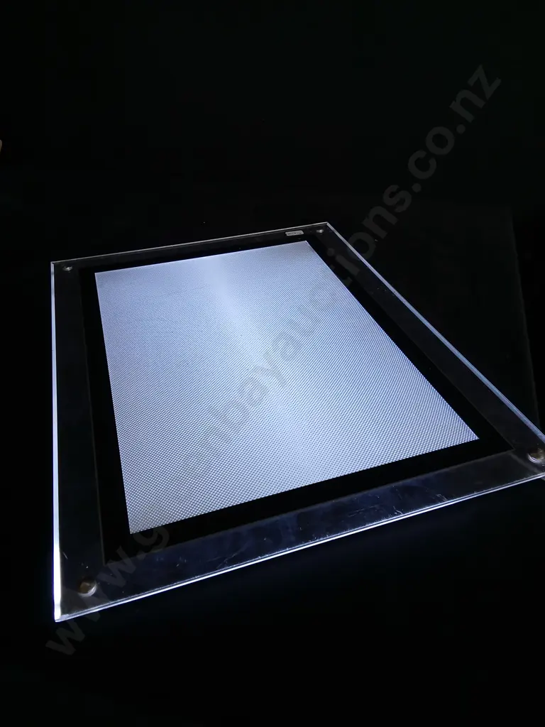 TWO ACRYLIC LED FRAMES (WORKING) BUT NO POWER ADAPTER Image 1++