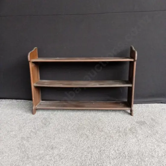 VINTAGE WOODEN BOOKCASE L1.7M H70CM D21.5CM