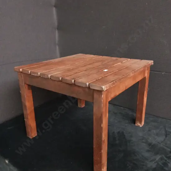 WOODEN TABLE 52CM X 40CM H