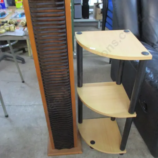 Whatnot and Cd Stand